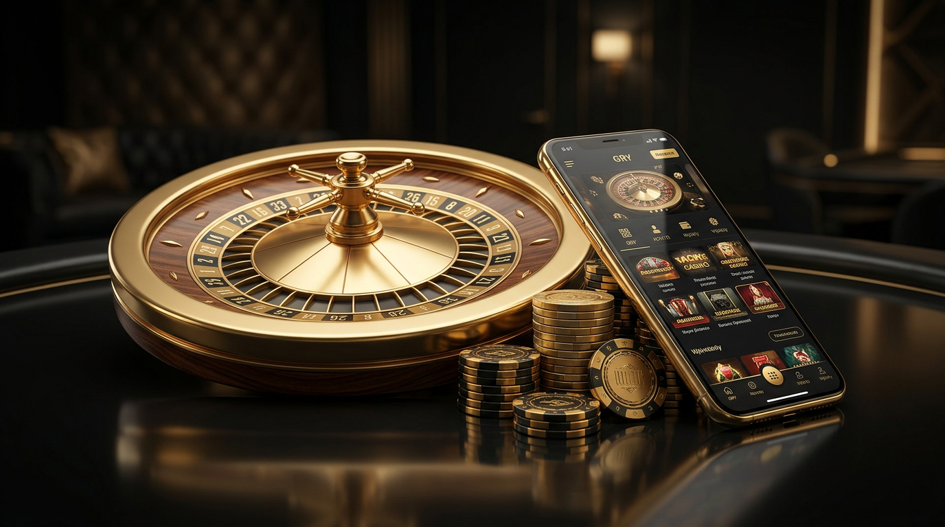 Ekskluzywne kasyno na prawdziwe pieniądze z elementami złota i nowoczesną technologią