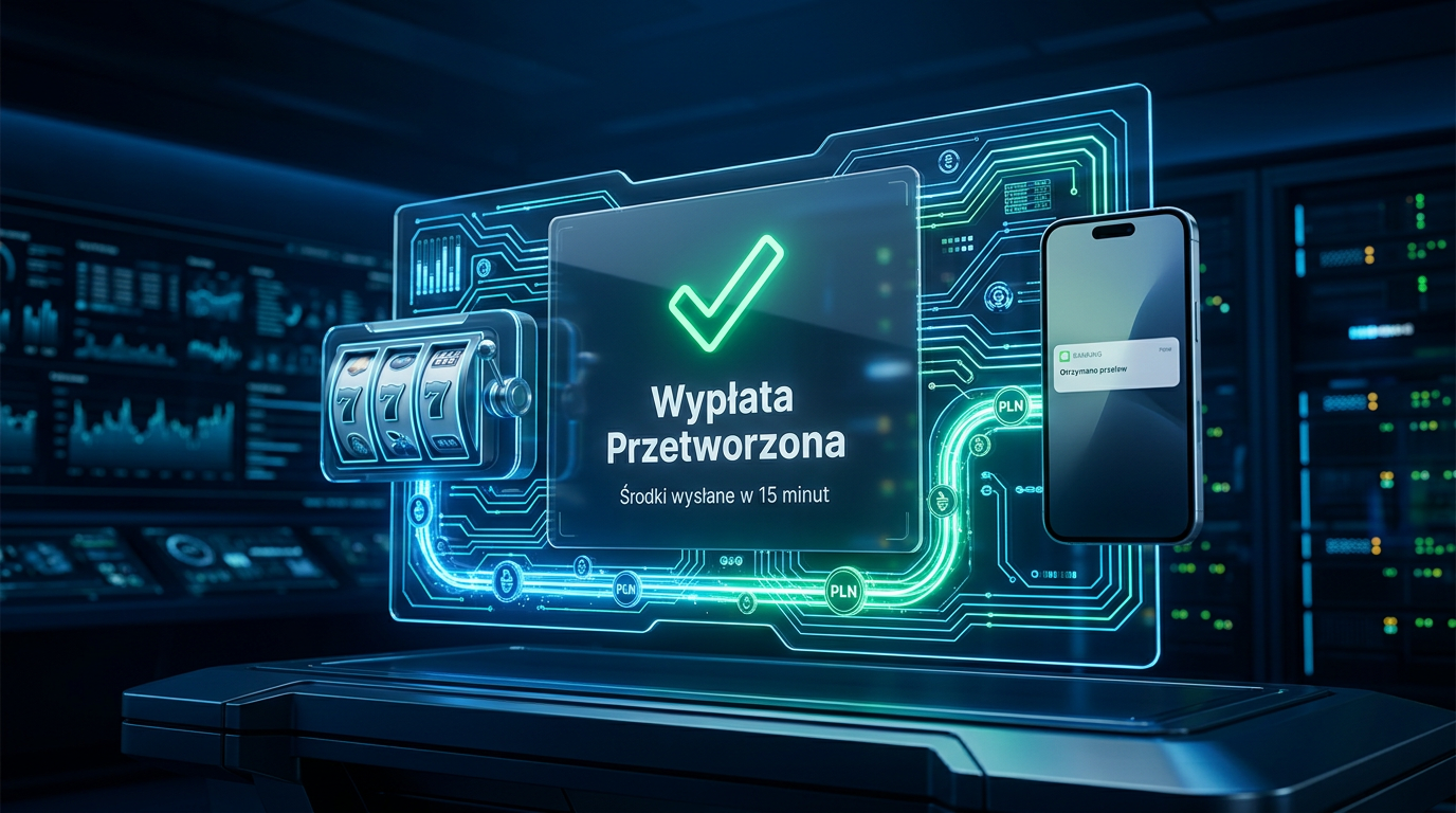 Najszybciej wypłacalne kasyna online 2026 - wizualizacja błyskawicznych płatności