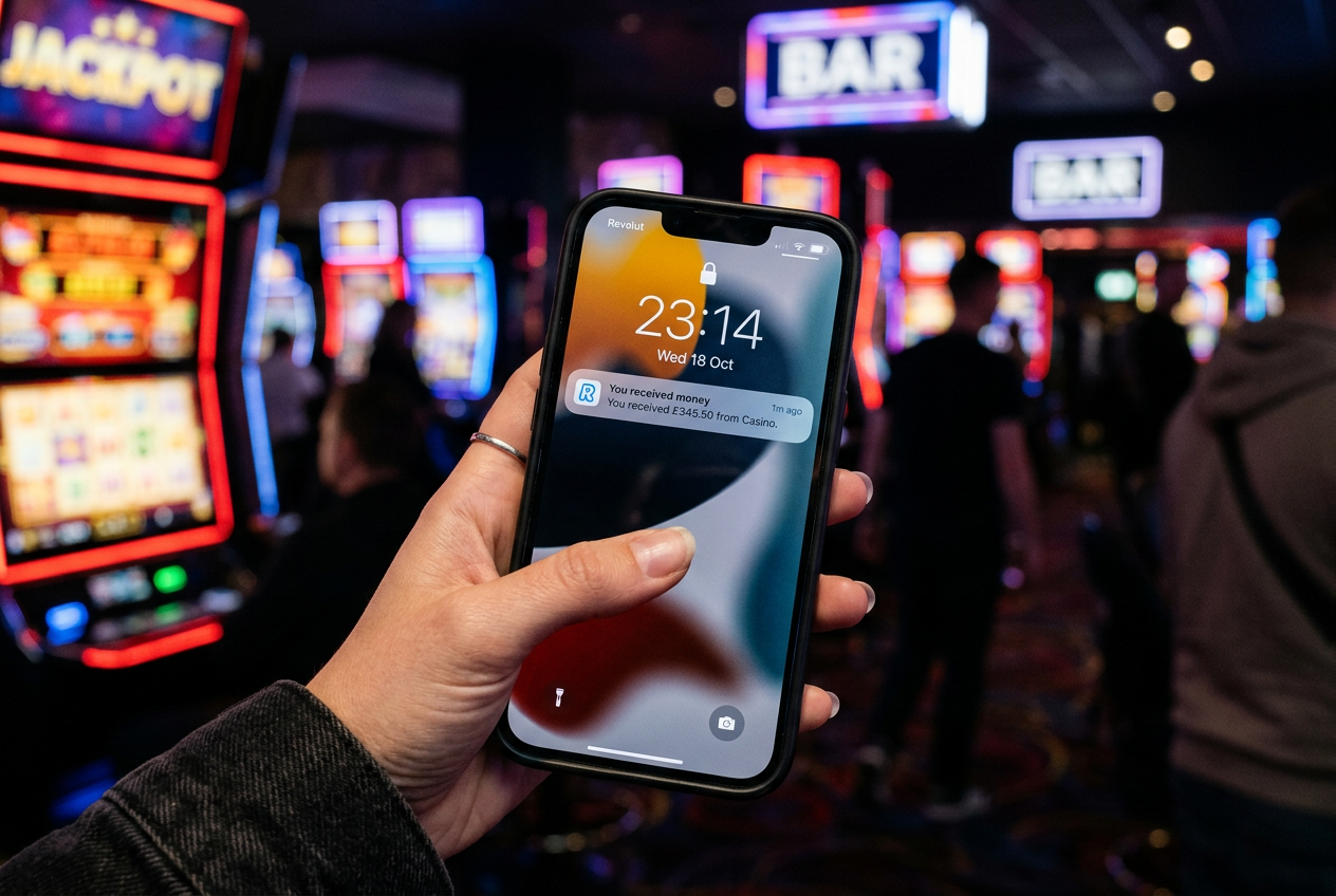 Błyskawiczna wypłata z kasyna na konto Revolut